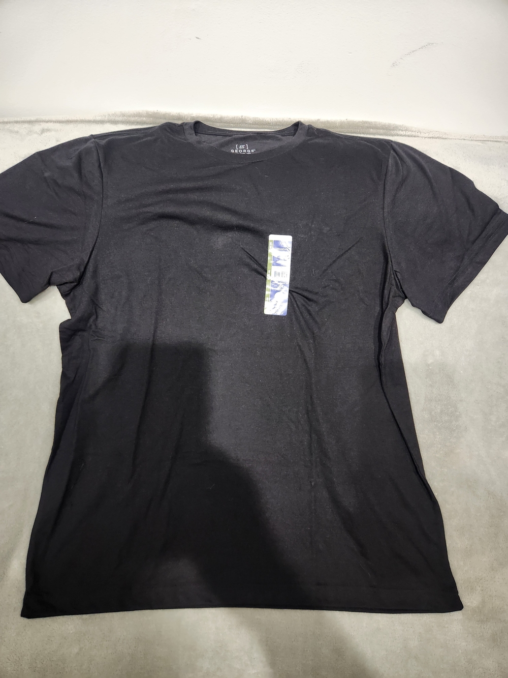 George Black Short Sleeve Crew Neck Tee